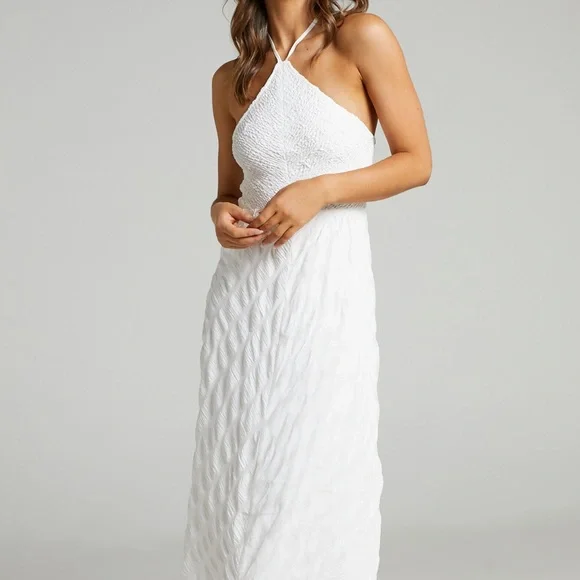 SHOWPO halter midi dress